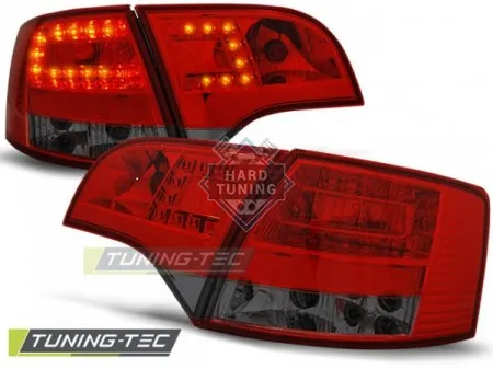 Задние фары AUDI A4 B7 (2004-2008) AVANT LED TAIL LIGHTS fits красно-тонированные