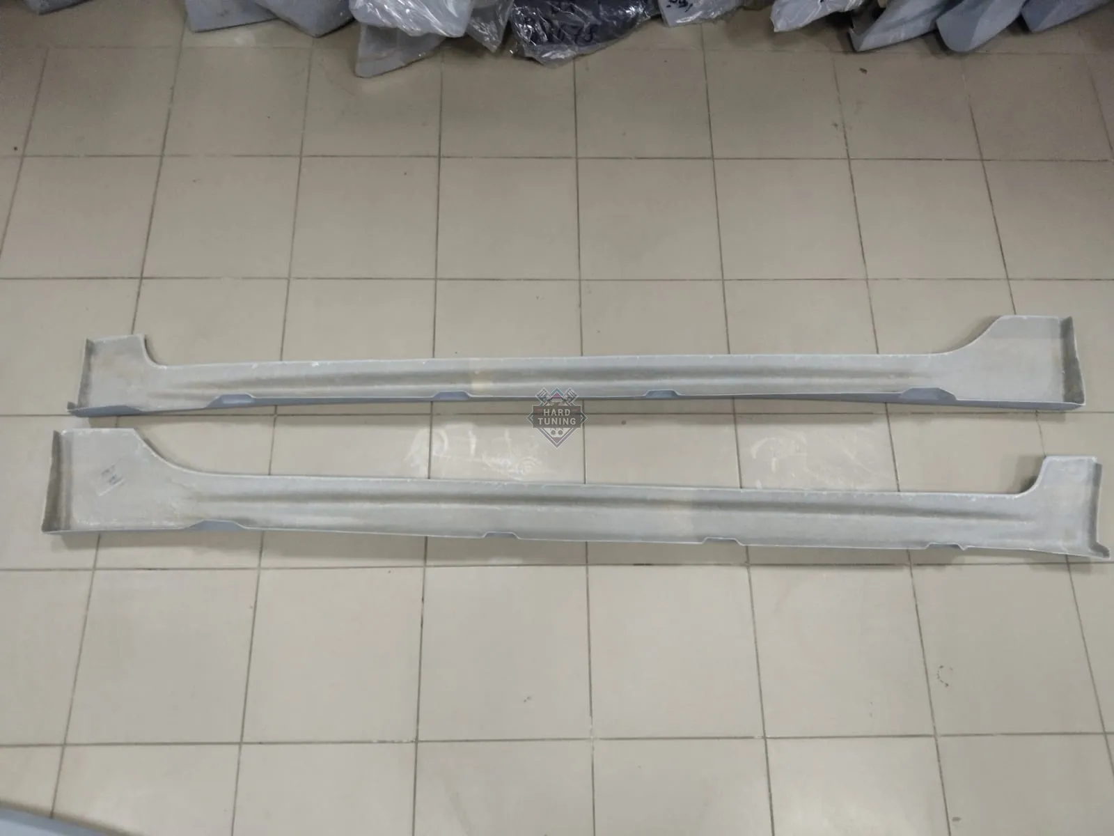 Накладки на пороги MUGEN Honda Civic 8 4D стеклопластик