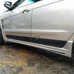 Накладки на пороги MZ SPEED Cadillac SRX 2 дорестайлинг