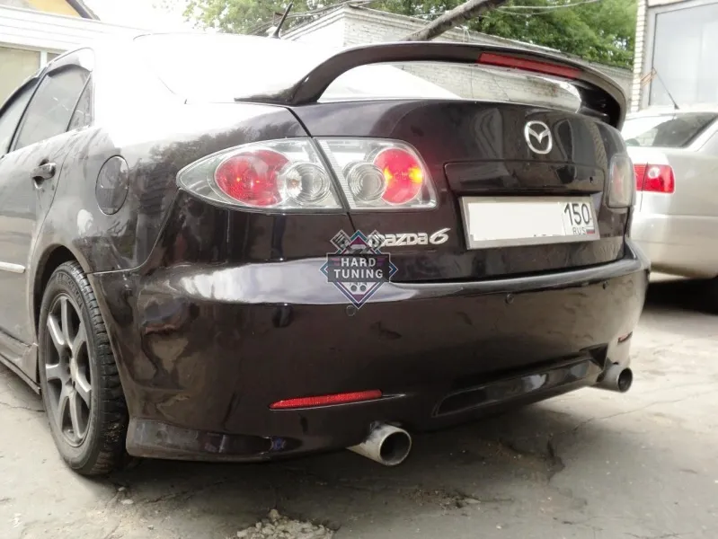 Спойлер V2 под стоп сигнал Mazda 6 GG седан