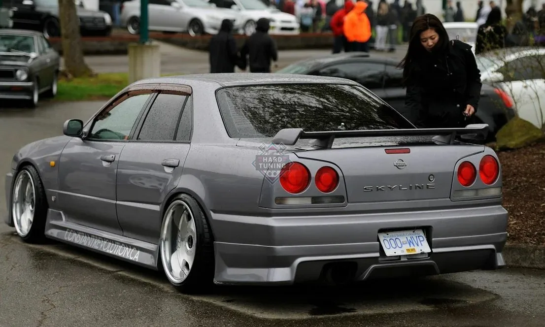 Накладки на пороги Nismo style Nissan Skyline R34 Седан