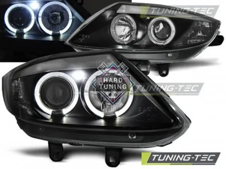 Передние фары BMW Z4 E85 E86 (2002-2008) HEADLIGHTS ANGEL EYES fits черные