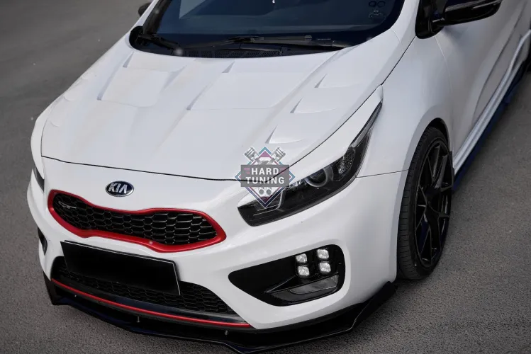 Капот c жабрами KIA CEED 2 JD 2012-2018