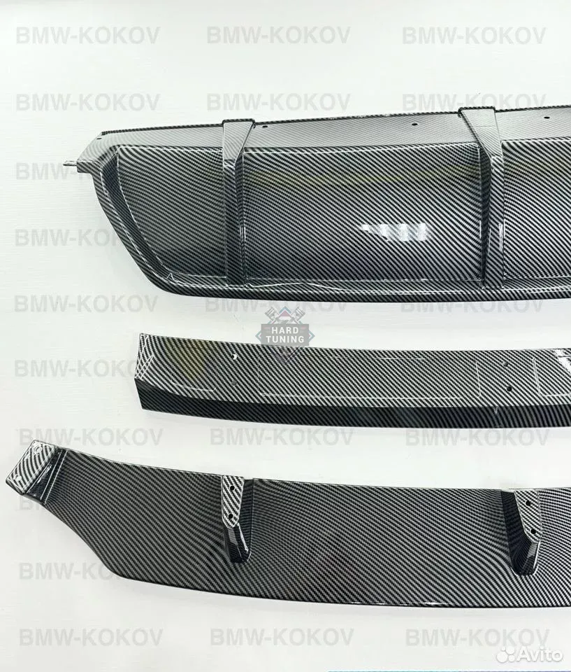 Комплект M performance-сплиттеры карбон BMW X6 G06