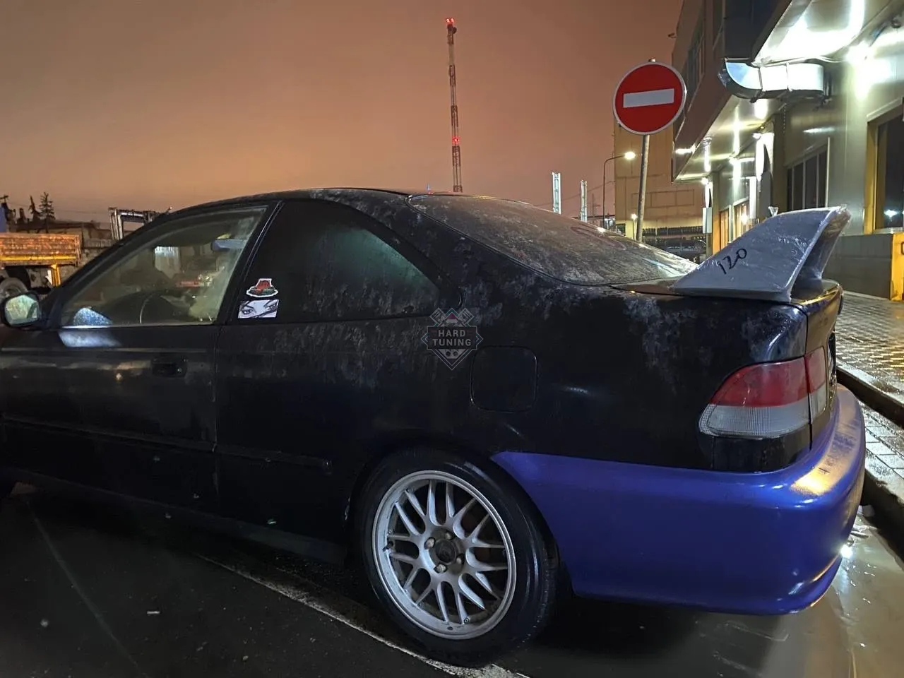 Спойлер высокий MUGEN Honda Civic 6 купе 120см