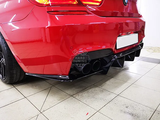 Накладка PARSAN на диффузор BMW M6 (F12/F13/F06) ABS пластик