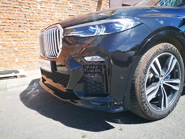 Сплиттер переднего бампера Parsan BMW X7 G07
