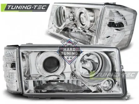 Передние фары Mercedes W201/190 (1982-1993) хром