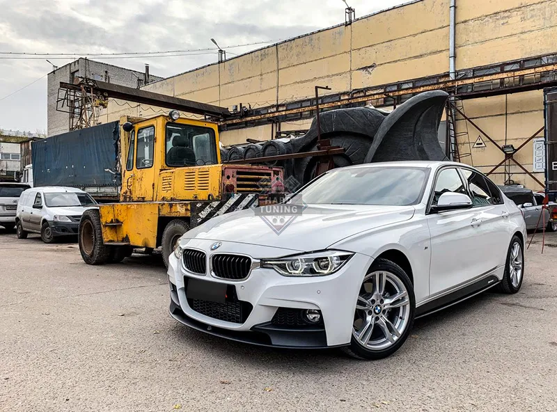 Сплиттер переднего М-бампера BMW 3-series (F30). Аналог М-Performance (OEM 51192291364)