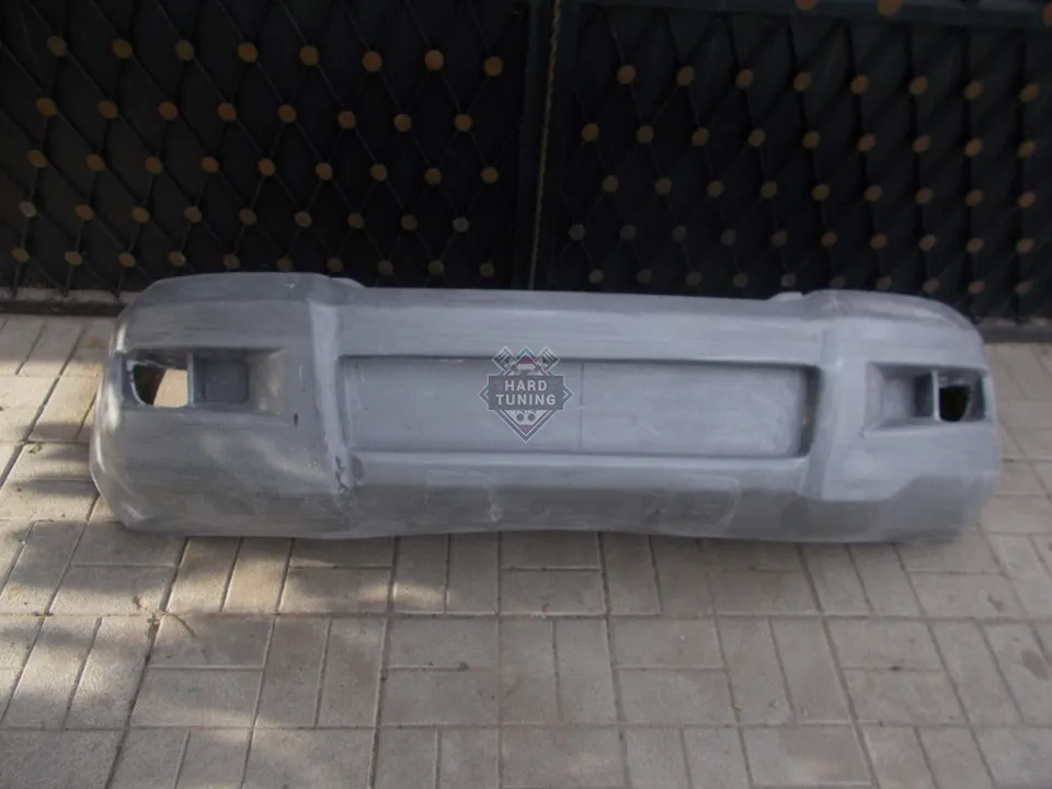 Передний пластиковый силовой бампер Toyota Land Cruiser Prado 120