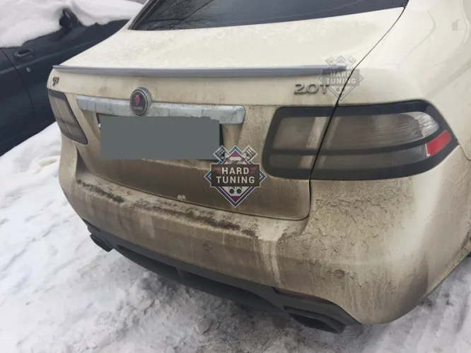 Спойлер лип SPORT Saab 9-3 рестайлинг с 2008г