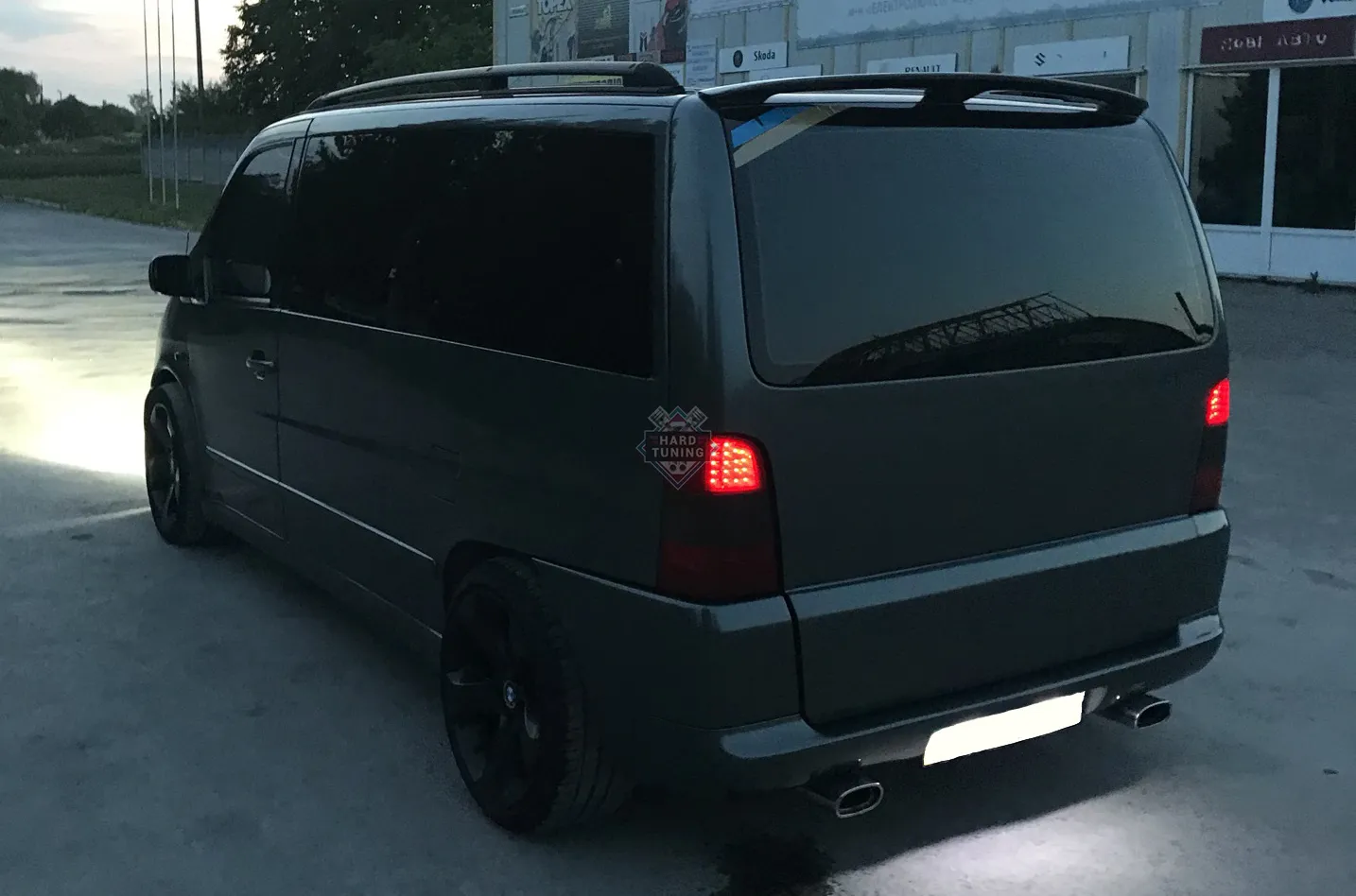 Спойлер на крышку багажника CETUS Mercedes Vito (W638)