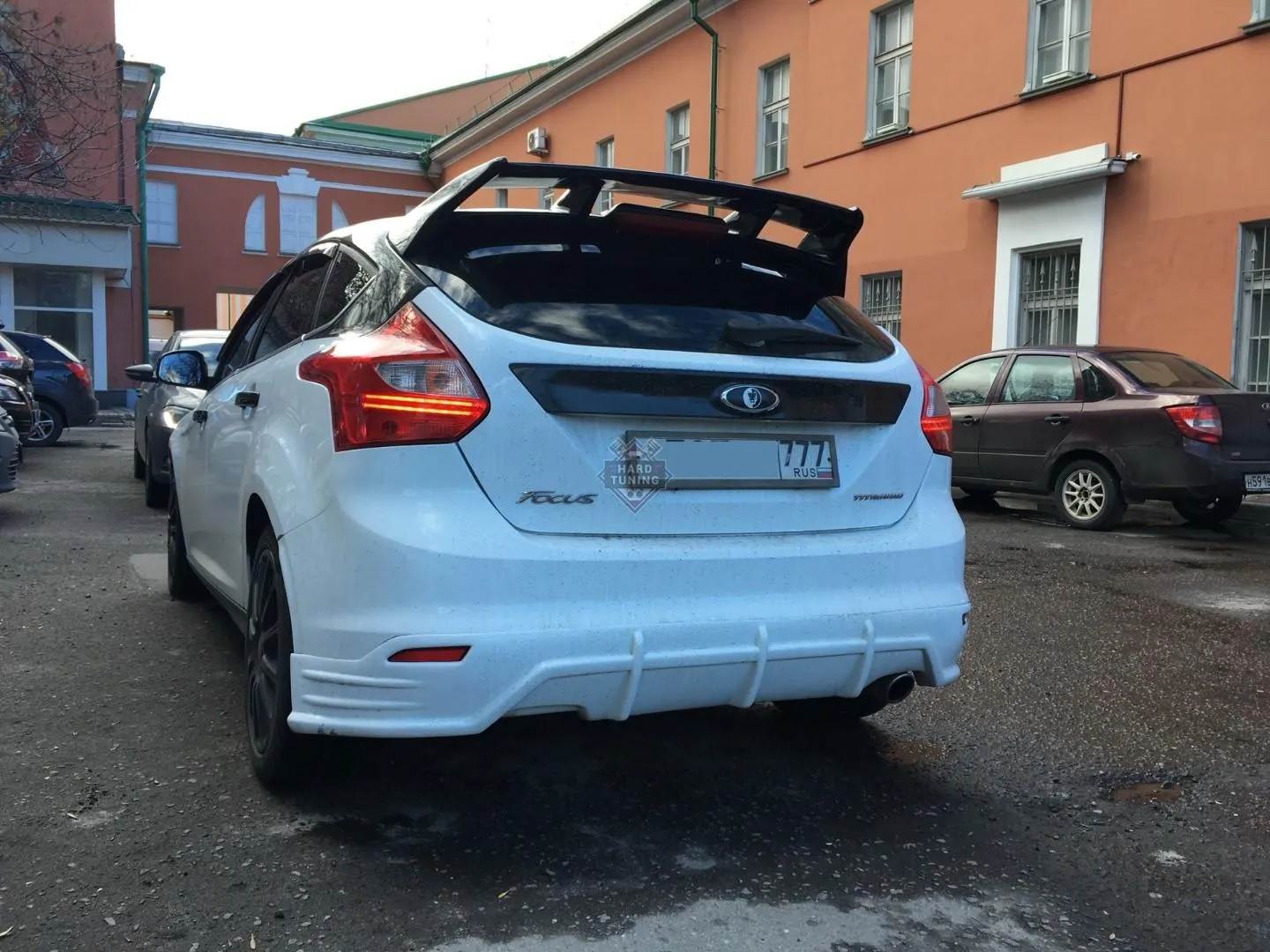 Спойлер RS Ford Focus 3 хетчбек дорестайлинг
