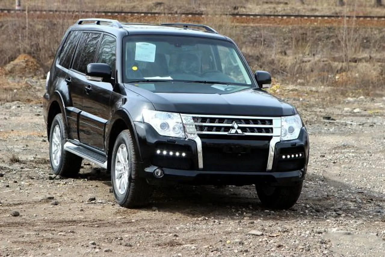 Передний бампер HT Mitsubishi Pajero 4 (2014-2020) 2й рестайлинг