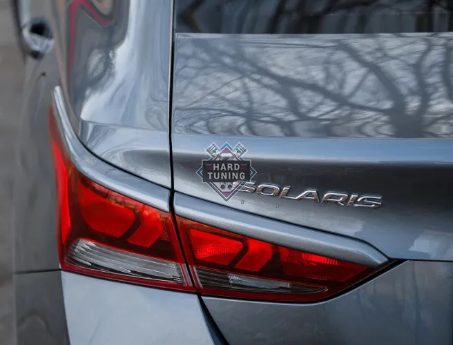 Накладки на задние фонари Hyundai Solaris 2 (2017-2020)