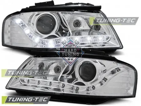Передние фары AUDI A3 8P 2003-2008 HEADLIGHTS DAYLIGHT fits хром