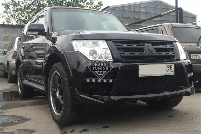 Комплект обвеса HT Mitsubishi Pajero 4 (2006-2014) дорестайлинг и 1й рестайлинг