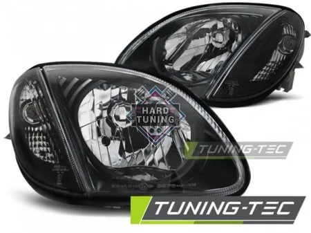 Передние фары Mercedes SLK R170 (1996-2004) черные