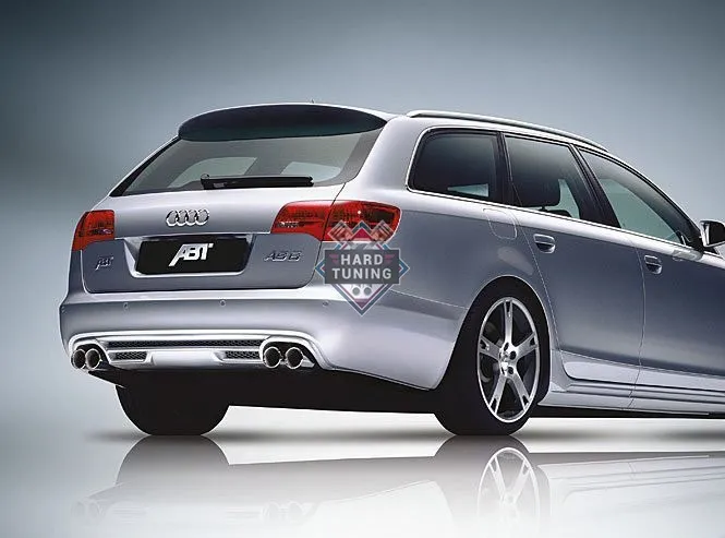 Диффузор заднего бампера ABT Audi A6 C6 дорестайлинг (универсал)