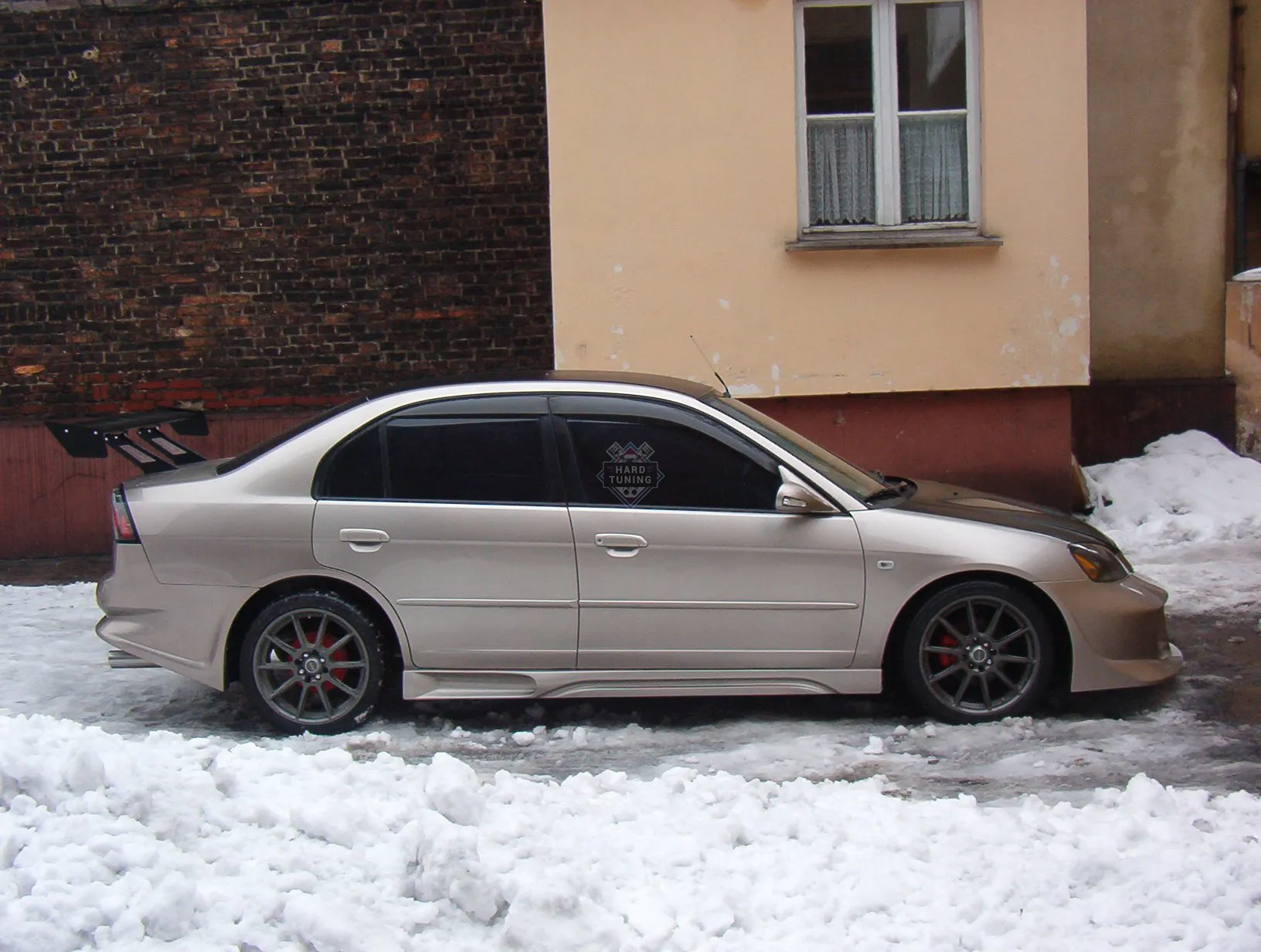 Накладки на пороги MUGEN Honda Civic 7