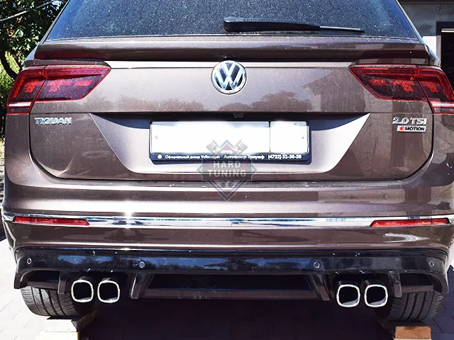 Диффузор заднего бампер Parsan Volkswagen Tiguan 2