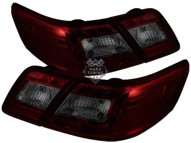 Фонари задние Тойота Камри (Toyota Camry) 2007-2009 диодные, красно-тонированные.