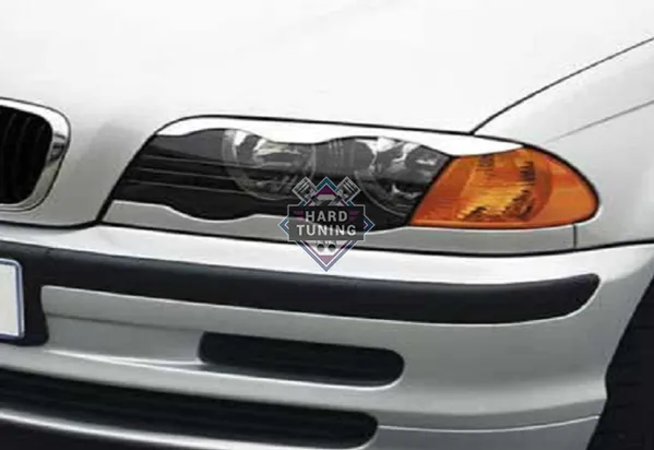 Накладки на фары с вырезами BMW E46 седан дорестайлинг