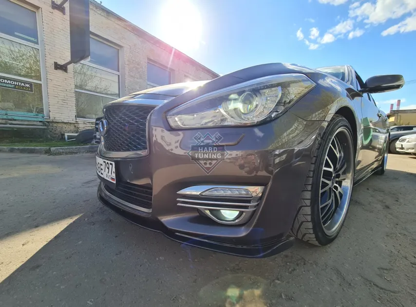 Сплиттер переднего бампера Infiniti Q70 (2013-2019)