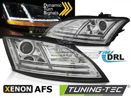 Передние фары AUDI TT 8J 2010-2014 with AFS XENON HEADLIGHTS LED DRL SEQ fits хром