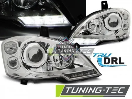 Передние фары Mercedes Vito W639 (2010-2014) True DRL хром