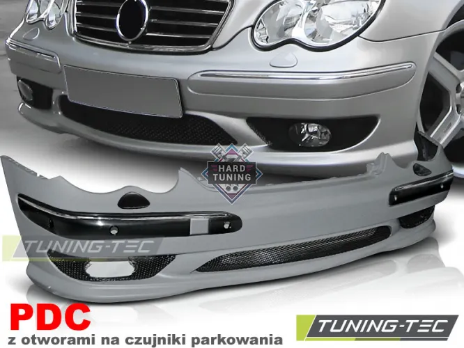 Передний бампер SPORT PDC Mercedes W203 (2000-2004)