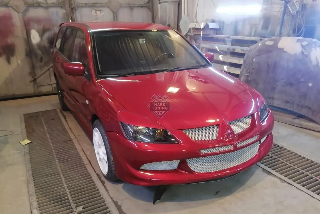 Передний бампер в стиле EVO Mitsubishi Lancer 9 (2003-2009)