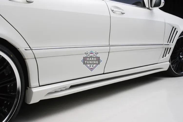 Накладки на пороги WALD BLACK BISON Mercedes S-klasse (W220)
