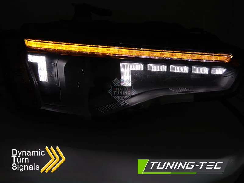 Передние фары AUDI A5 (2011-2016) XENON HEADLIGHTS LED SEQ Черные