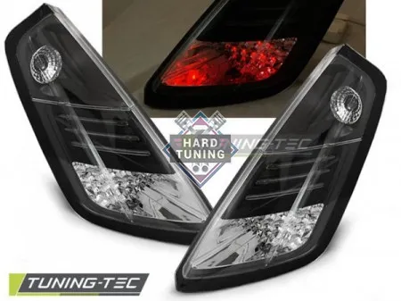 Задние фонари Fiat Grande Punto (2005-2009) LED черные
