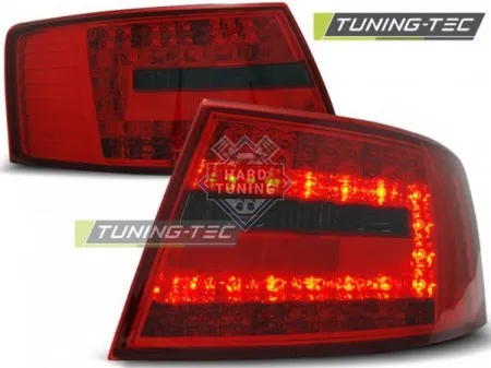 Задние фары AUDI A6 C6 (2005-2008) SEDAN LED TAIL LIGHTS fits красно-тонированные