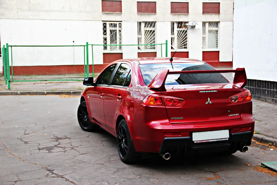 Спойлер EVO высокий 3х-составной Mitsubishi Lancer 10 (2007-2016)