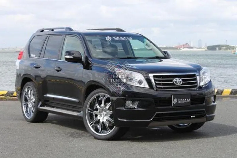 Накладка на передний бампер Double Eight Toyota Land Cruiser Prado 150