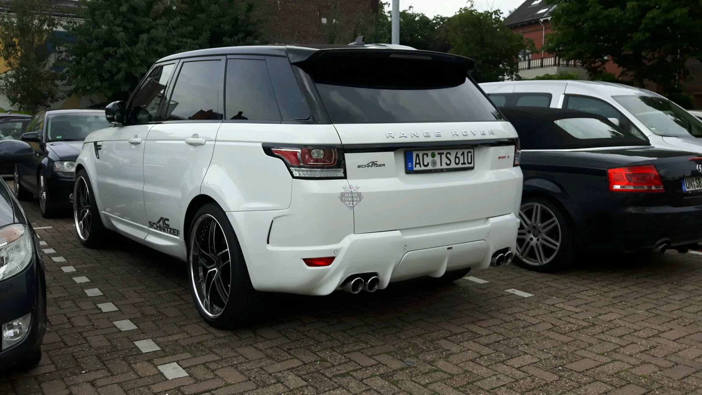 Задний бампер AC SCHNITZER Range Rover Sport 2 (L494) 2013-2017 дорестайлинг
