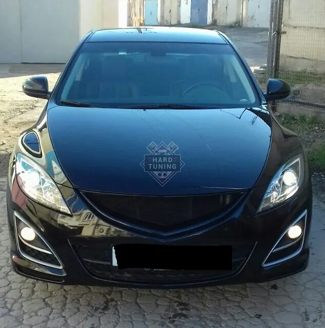 Решетка радиатора SPORT (без планки) Mazda 6 GH 2008-2012 АБС пластик