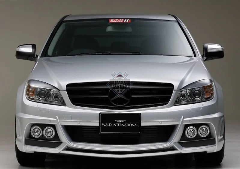 Передний бампер WALD BLACK BISON Mercedes C-Class W204