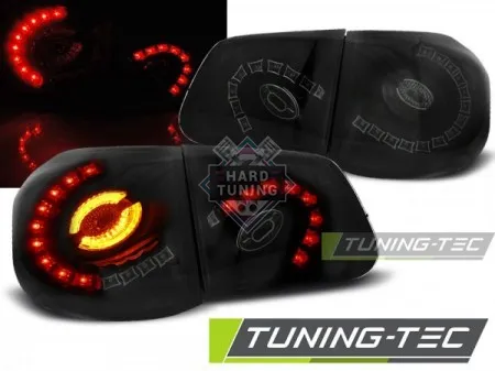 Задние фары VW TIGUAN (2007-2011) LED TAIL LIGHTS fits тонированные черные