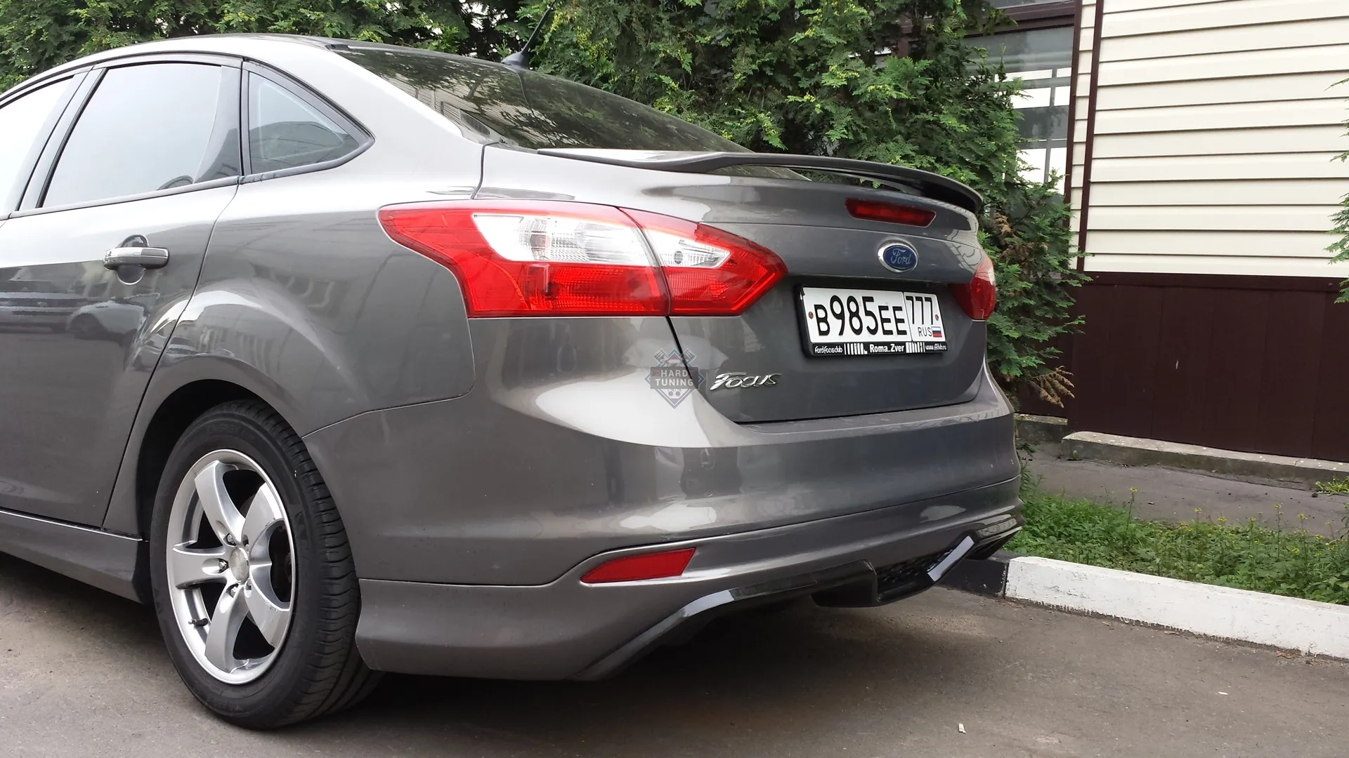Накладка на задний бампер ZETEC Ford Focus 3 2010-2015 седан дорестайлинг