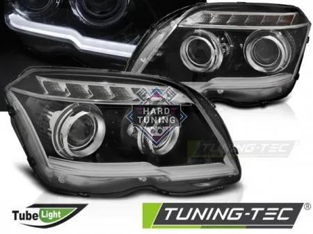 Передние фары BMW F30/F31 (2011-2015) HEADLIGHTS ANGEL EYES LED DRL fits черные