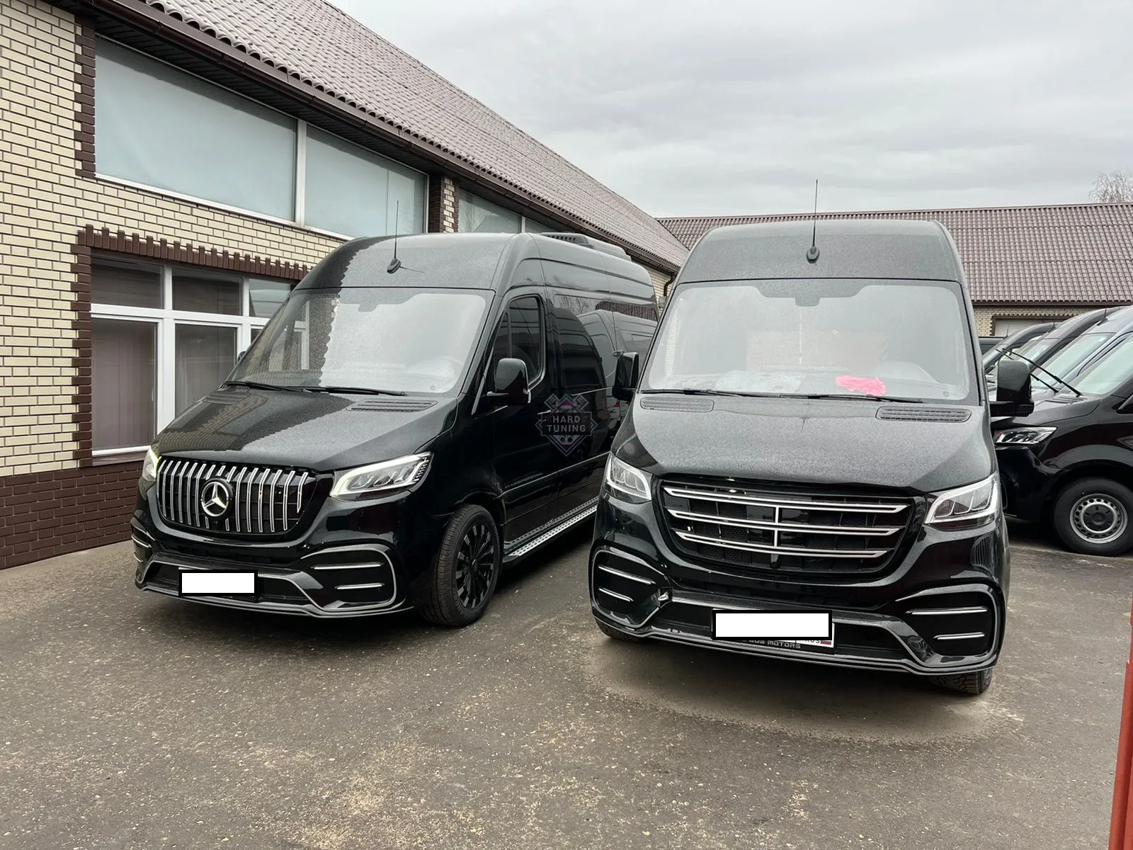 Передний бампер AMG HT Mercedes Sprinter W907 2018+ АБС ПЛАСТИК