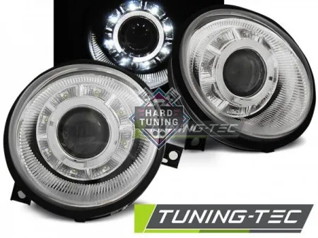 Передние фары Volkswagen Lupo 1 (1998-2005) Daylight хром