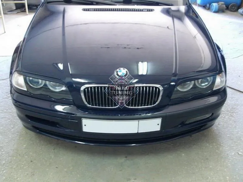 Накладки на фары BMW E46 седан дорестайлинг