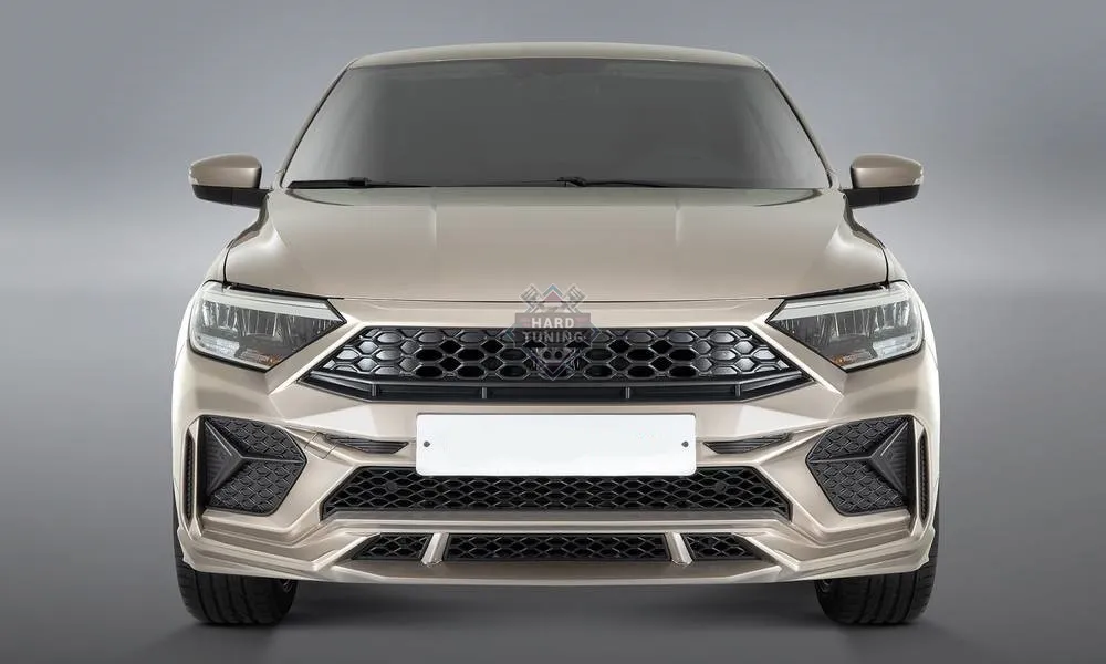 Передний бампер REBOOT Volkswagen Polo MK6 (под парктроники / без парктроников)