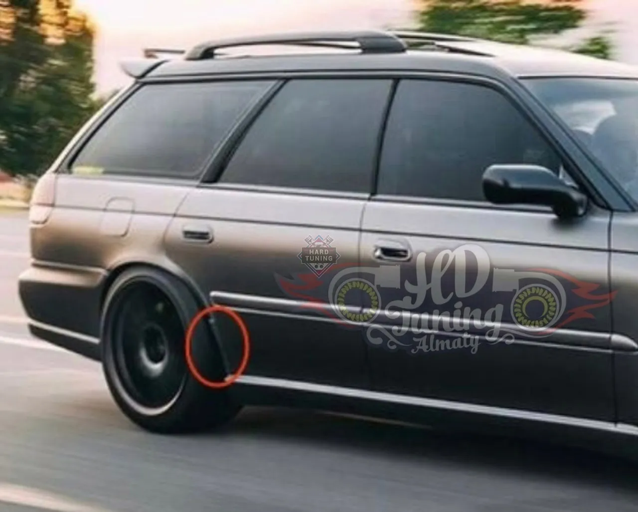 Накладки на задние арки Subaru Legacy BG / BD