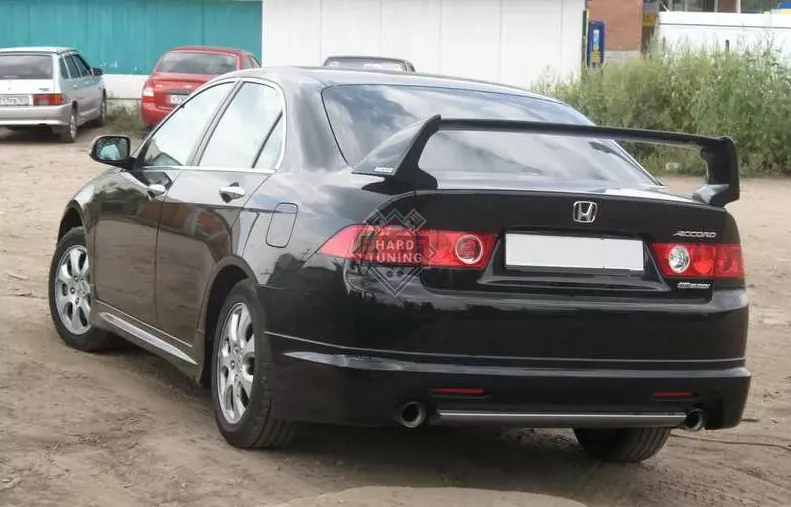 Накладки на пороги MUGEN V2 (рест стиль) Honda Accord 7 (2002-2008) ABS пластик